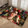 Vintage Artist F-Frida K-Kahlo Door Mat Kids Room Bedroom Decoration Balcony Anti-Slip Doormat Living Room Doormat Area Rug