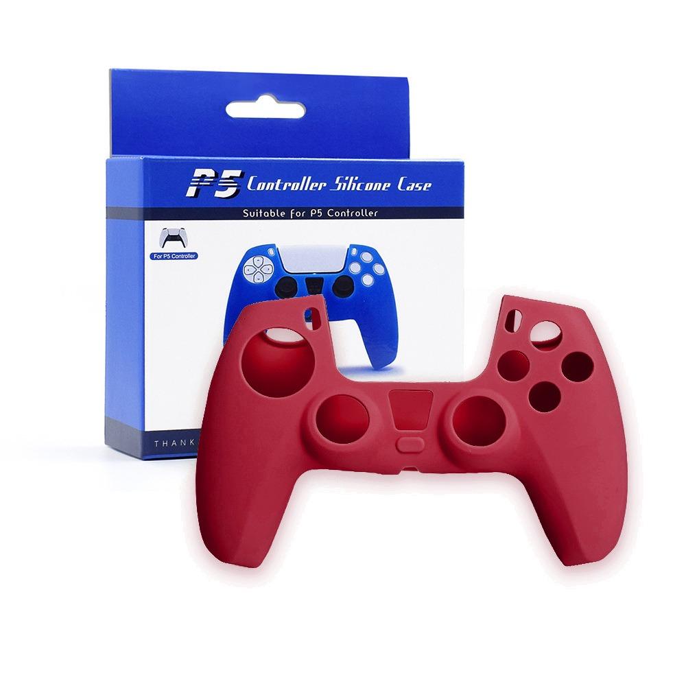 Мягкий чехол для геймпада Силиконовая оболочка Защитная крышка для PlayStation 5 Dual Sense Игровые аксессуары