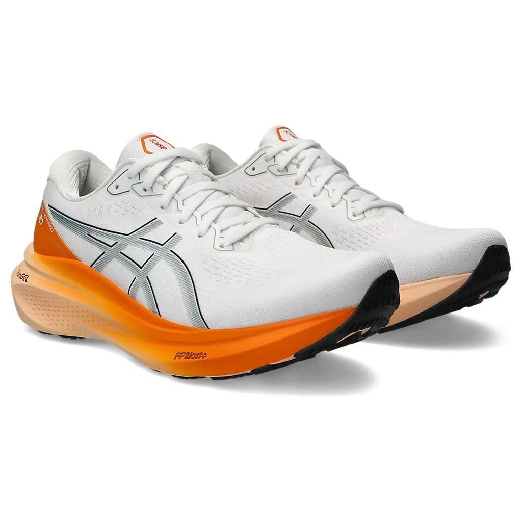 Asics Мужские кроссовки Gel Kayano 30 White Orange Ocean-Haze 1011B548-100