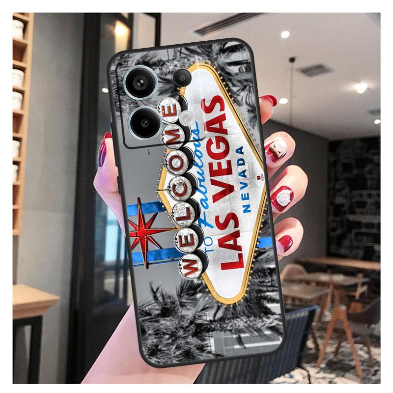 Las Vegas Casino Poker Case For Xiaomi Redmi Note 13 12 11 9 10 Pro 9S 10S 11S 12S Redmi 13 12 10C 12C 13C Coque