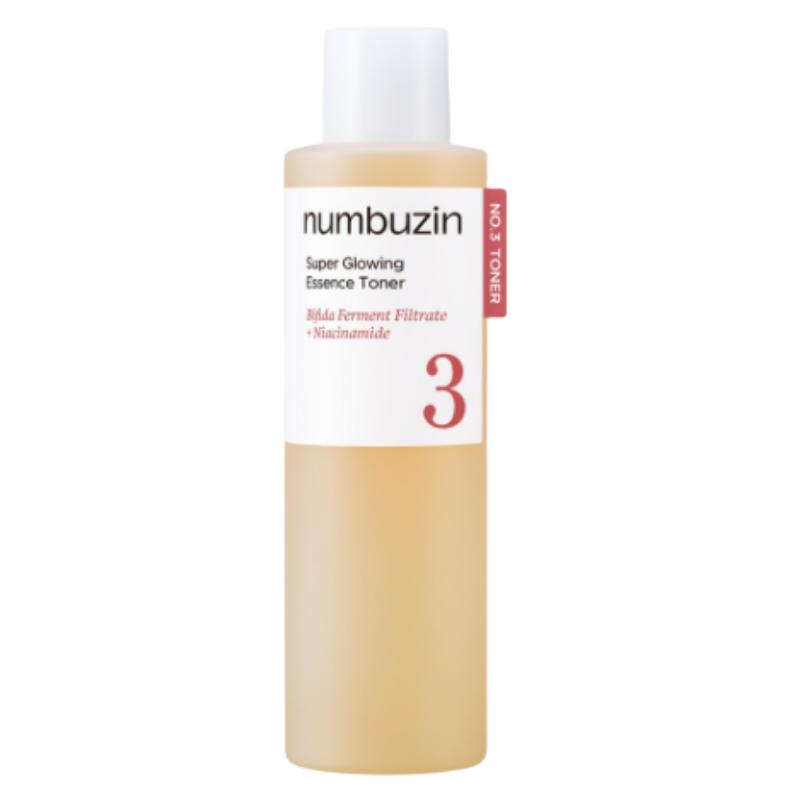 NUMBUZIN / Набор: Тонер-эссенция №3 Super Glowing 200 мл + Сыворотка для смягчения кожи №3 30 мл / Glass Skin / Сделано в Корее