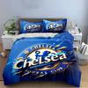 Blue Chelsea Football Bedding Set Bedding Duvet Cover Set Duvet Cover Pillowcases Home Decor (1 * Duvet Cover 2 * Pillowcases, without duvet insert)