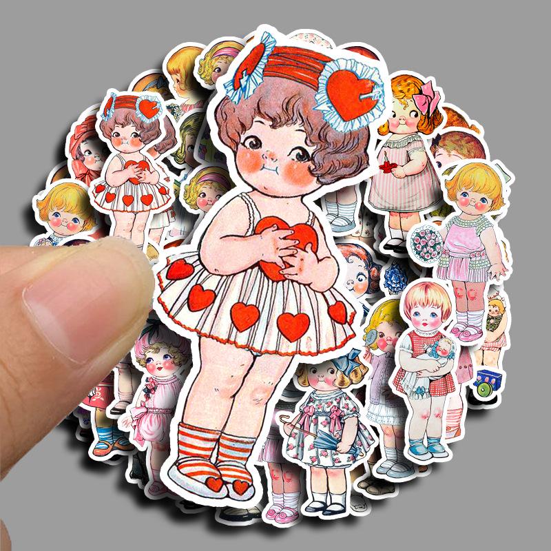 60 милых японских Loli-манор наклеек для телефона, чемодана, планшета - Водонепроницаемые украшения