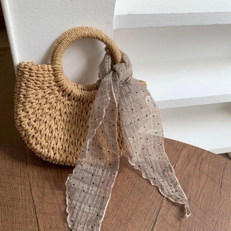 Headscarf Summer Women's Pastoral New Summer Thin Breathable Sunscreen Neck Protection Scarf Triangle Scarf Scarf Women's Waist Silk Scarf