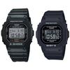 Водонепроницаемые парные часы CASIO G-SHOCK Baby-G мужские женские черные цифровые часы DW-5600E-1BGD-565-1JF []