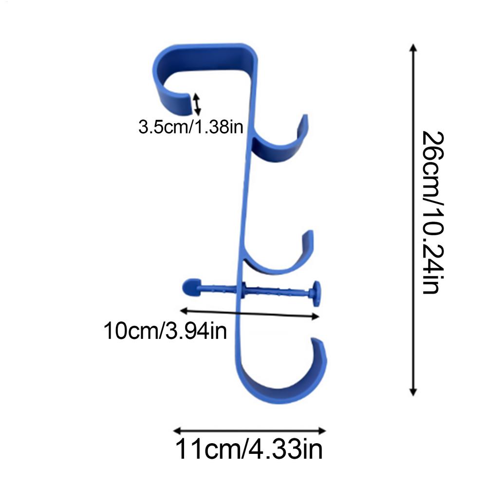 Pool Equipment Hooks Adjustable Stable Pool Hook Patio Lawn Garden Supplies for Patio Deck Wall Clothes Sports Outdoor