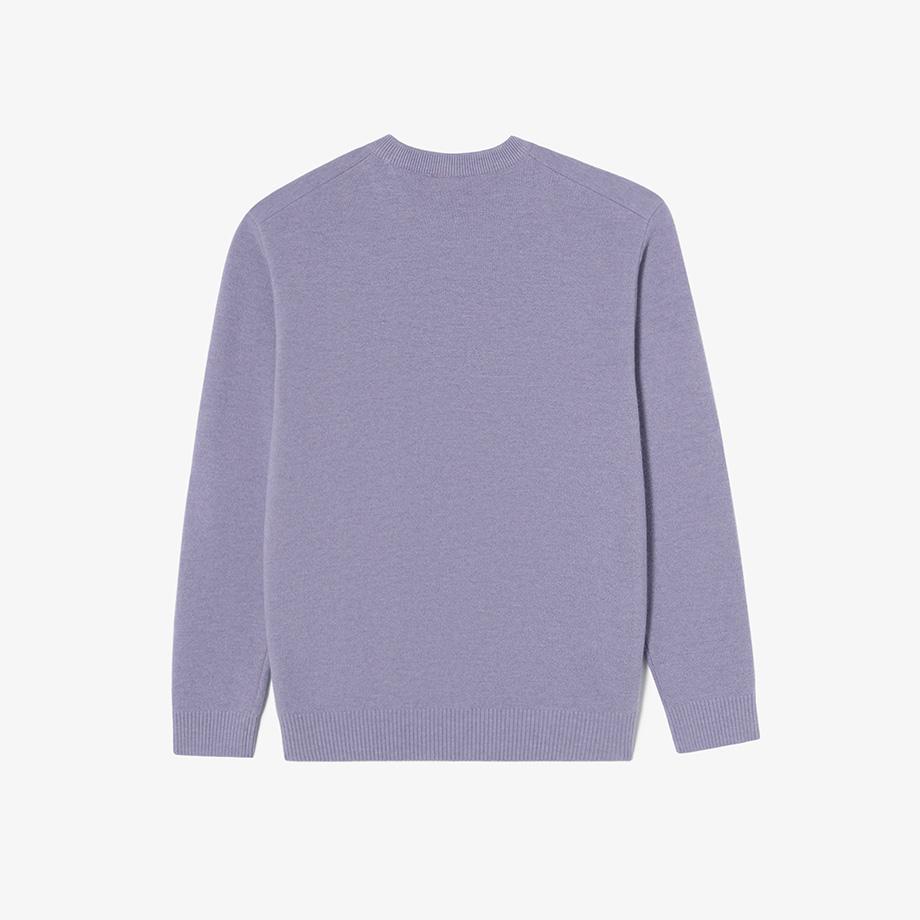 [lacoste] Men's Basic Crew Neck Pullover AH496E-54NGFU