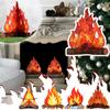 3D Стерео Искусственное Пламя Бумага Многосценный Картон Пламени Центра Костра
