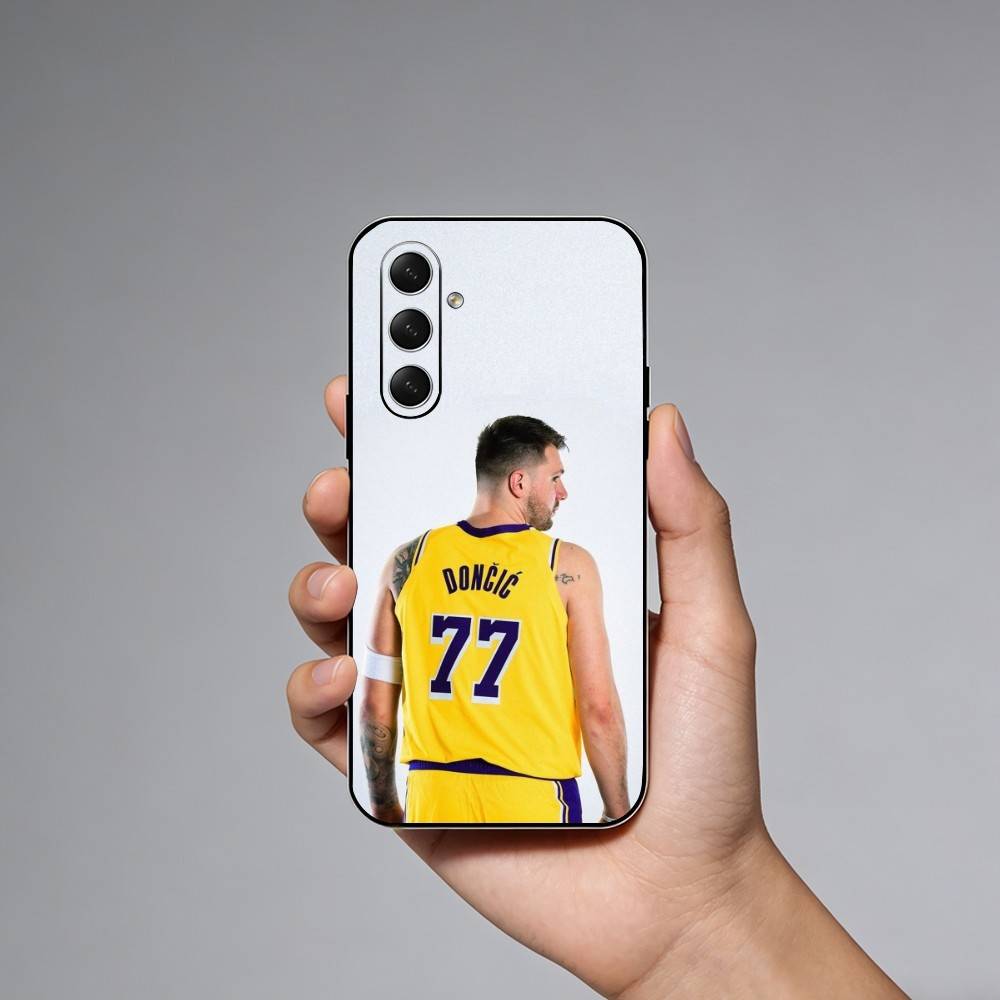 Чехол для телефона Basketball L-Luka D-Doncic 77 для Samsung Galaxy A73,21,22,32,71,53,52,51,80,5G Мягкий черный чехол
