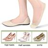 Women's Lightweight Invisible Liner Socks For Shallow Shoe Cotton Blend Mesh Fabric Nonslip Summer Footwear Accessories