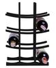 Todgar Bamboo Wine Rack Black