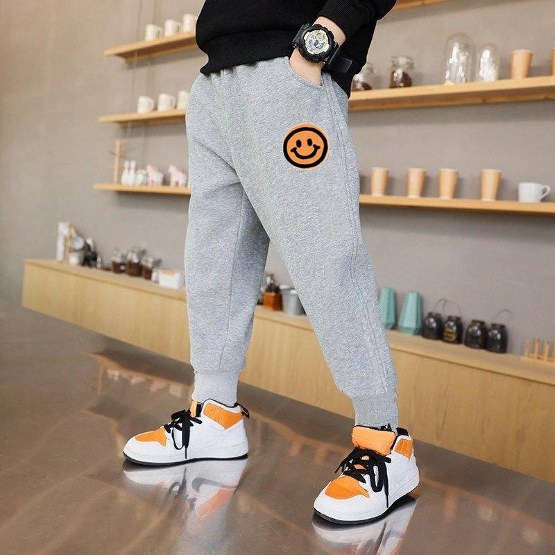 Children Pants Sport Teenage Autumn Outdoors Casual Boy Fashion Sweatpant Unisex Jogger Trousers Loose Pants Fleece Pants