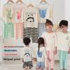 MYSIS Children's Cartoon Modal Pajama Set - 7/9-Point Air-conditioning Pants