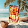 Personalized customized proof beach towel with Pokémon Charmander pattern - soft, absorbent,quick-drying,perfect swimming,camping&bathing
