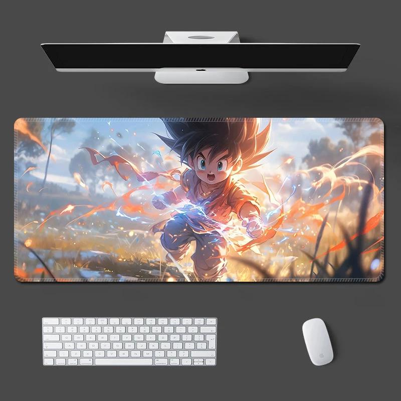 Мужской коврик для мыши кожаный аниме Dragon Ball водонепроницаемый противоскользящий коврик для мыши Сон Гоку настольный коврик настраиваемый с фиксацией коврик для ноутбука коврик для клавиатуры студенческий коврик для письма