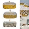 Dessert Tray for Ramadans Festival Decoration Desktop Snacks Candy Storage Box Serving Dish Muslims Party Supplies