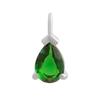 Серебряная подвеска с изумрудом nano 0.563ct (2195672)