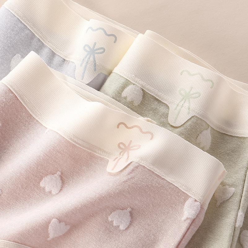 Underwear Women Cotton 7A Antibacterial Crotch Seamless Briefs Breathable Antibacterial Briefs