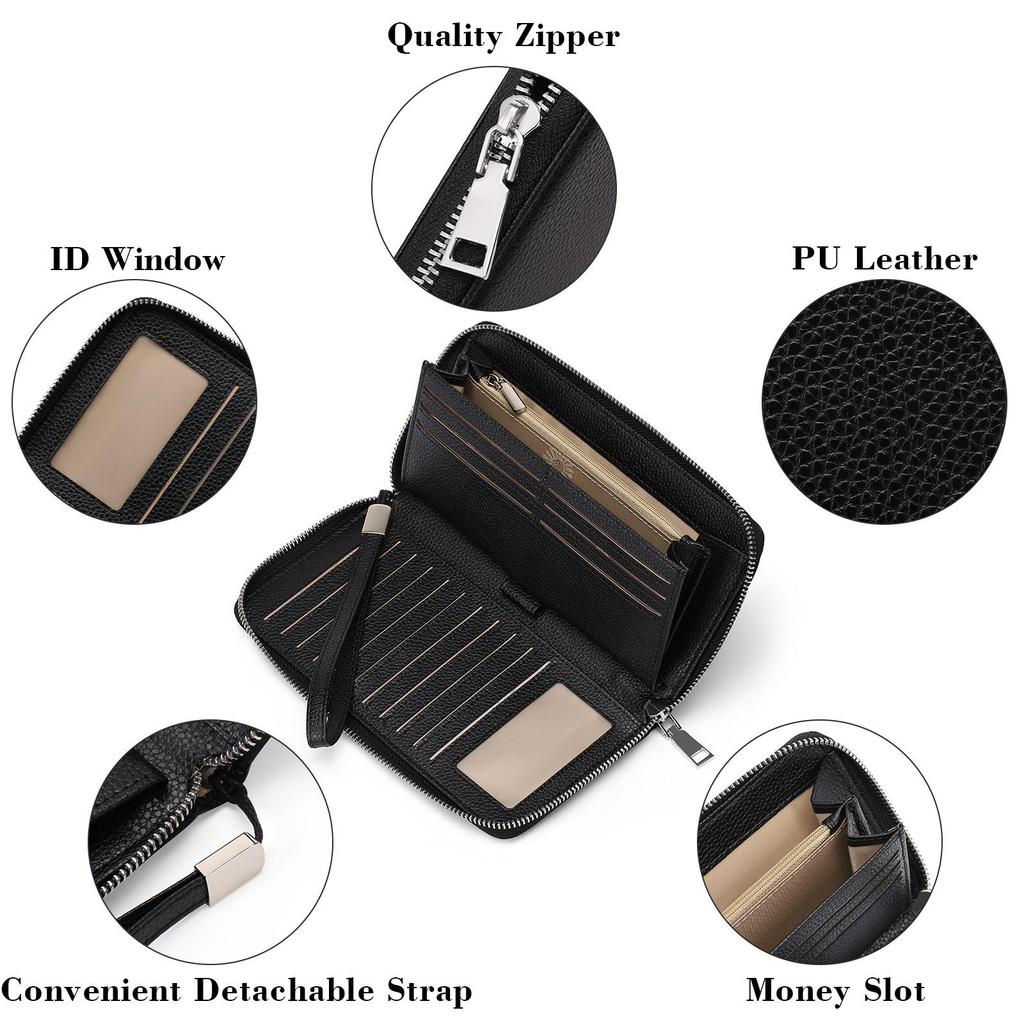 Женский кошелёк с RFID защитой