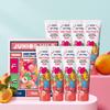 VUCA Junior Мягкая веганская зубная паста с высоким содержанием фтора, вкус персика, 110 г, упаковка 8 штук