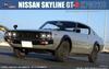 Fujimi Model 1/24 Inch Up 121 Nissan Skyline GT-R KPGC110 Kenmeri GT-R 2-Door Limited Edition with Etched Upgrade Parts