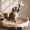 Wear Resistant Cat Scratch Board Round Cat Turntable Toy Teasing Cat Stick  Indoor Play