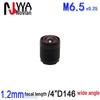 Интерфейс M6.5 Фокусное расстояние 1.2 мм 2 Мп HD 1/4" Широкоугольный 146° Медицинский эндоскопический объектив