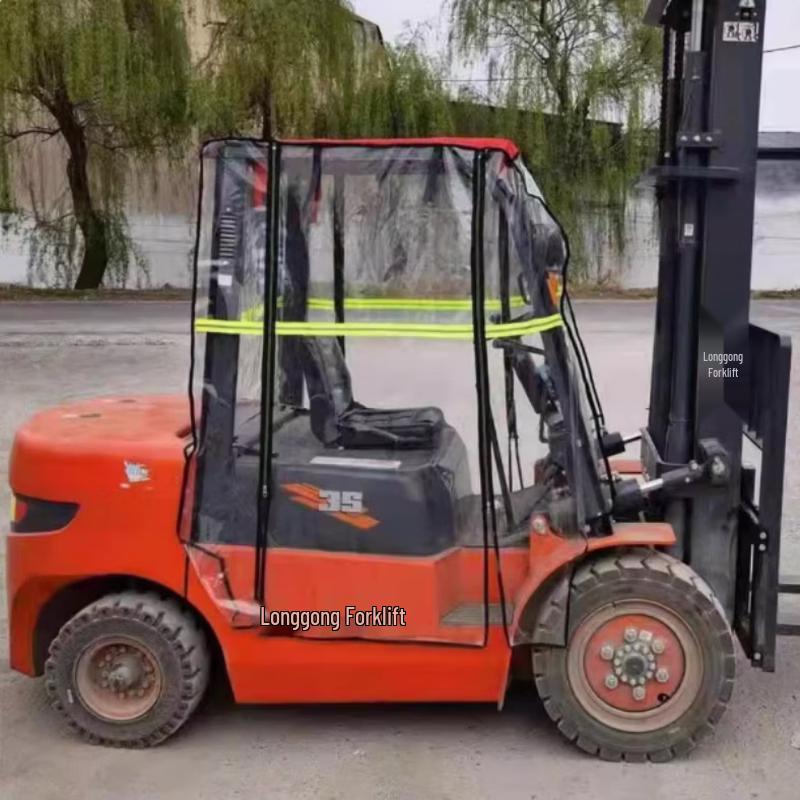 Универсальный дождевой занавес-укрытие для вилочного погрузчика Shengbilei