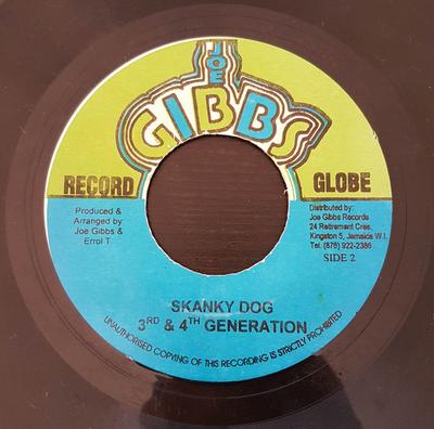 7-дюймовая пластинка PETER TOUCH  Maga Dog НИ ОДИН Joe Gibbs Recor 1971 Ямайка Регги Ска  Даб Б/У