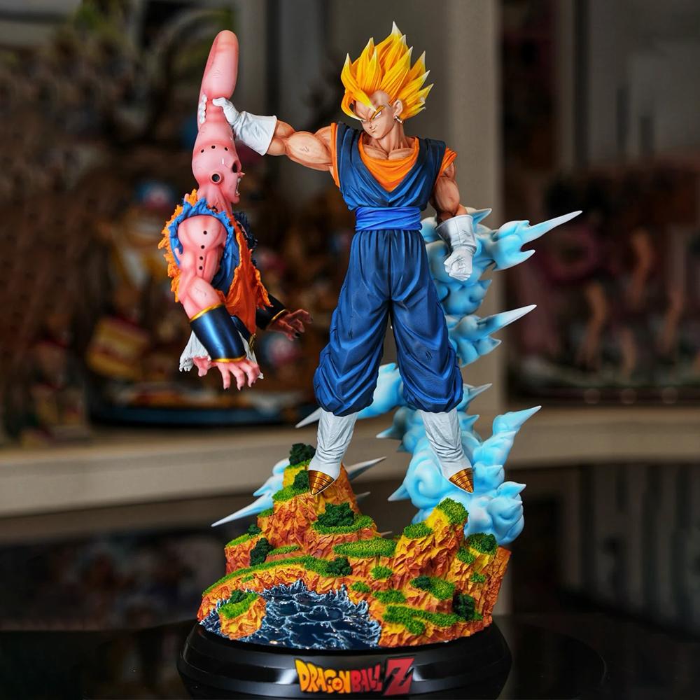 New Son Goku Figure Anime Super Saiyan Goku Vs Majin Buu Action Figures Statue Collection Model Kids Toys Birthday