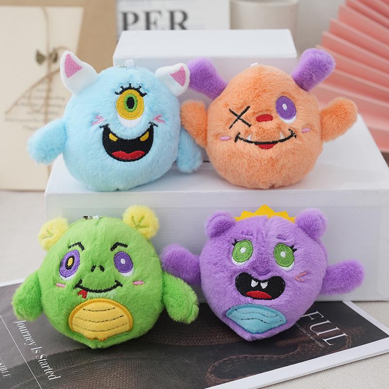 Stuffed Animals Monster Plush Pendant Kawaii Cute Keychain Brithday Gift