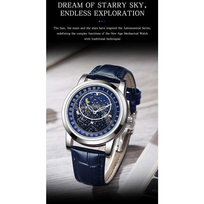 SANDA New Watch Full Machinery and Fashion Trends Rotating Dial Men's Watch