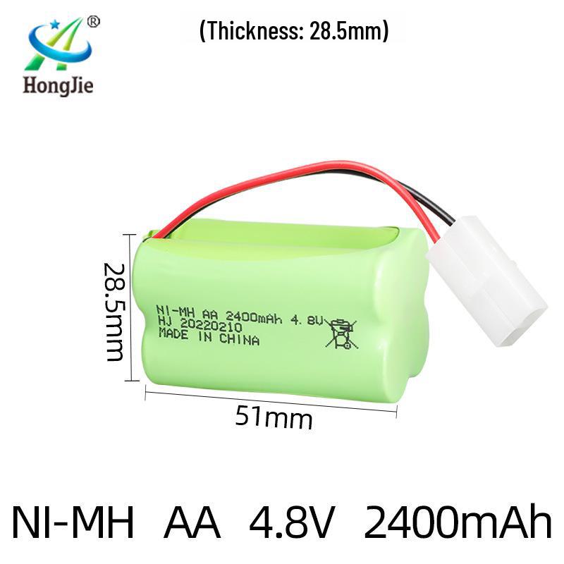 NiMH 4.8V 2400mAh Аккумуляторная батарея для радиоуправляемых машин и электрических игрушек-альпинистов