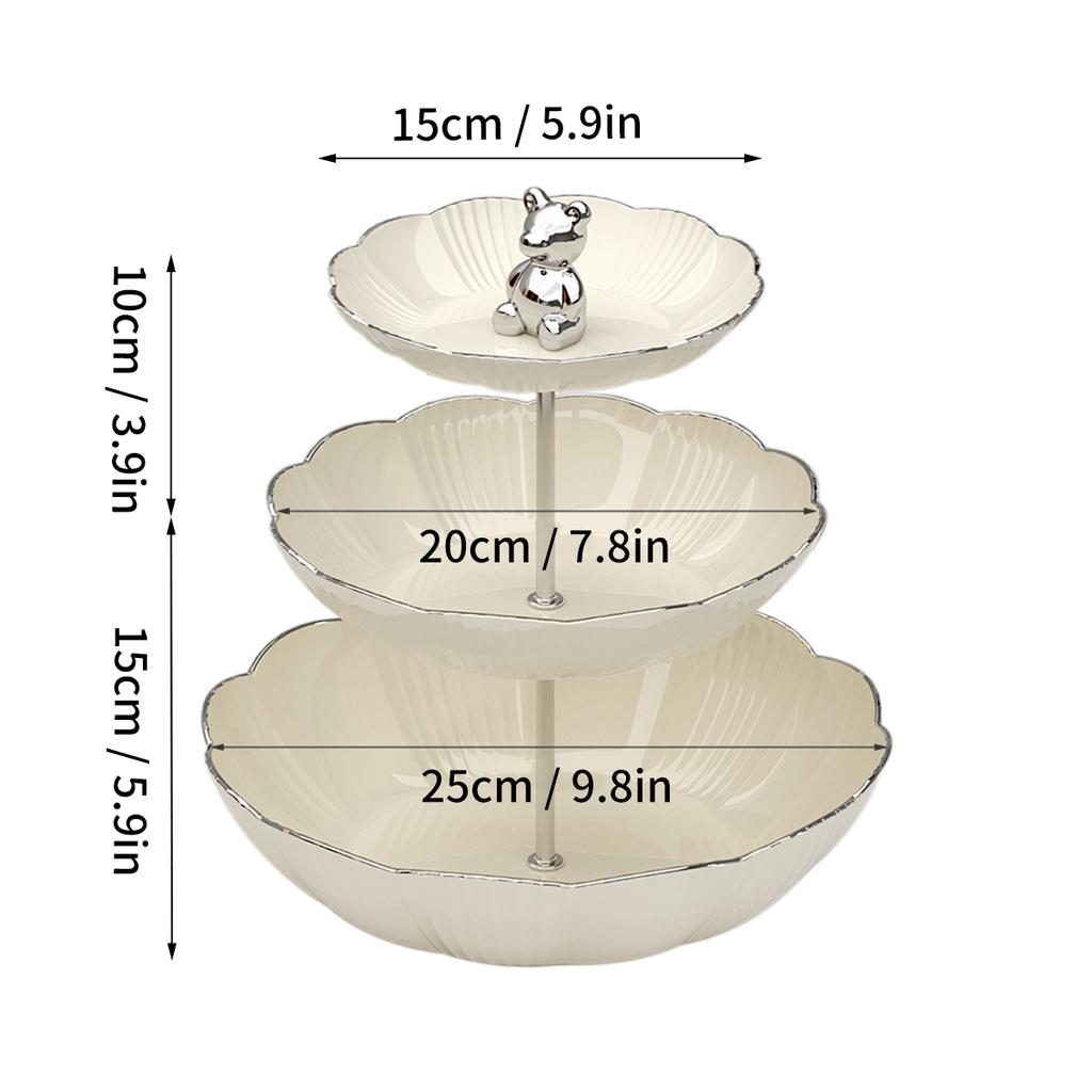 Подставка для десертного торта на День святого Валентина, украшение стола на Рамадан, держатель для фруктового подноса, многослойная подставка для закусок, конфет