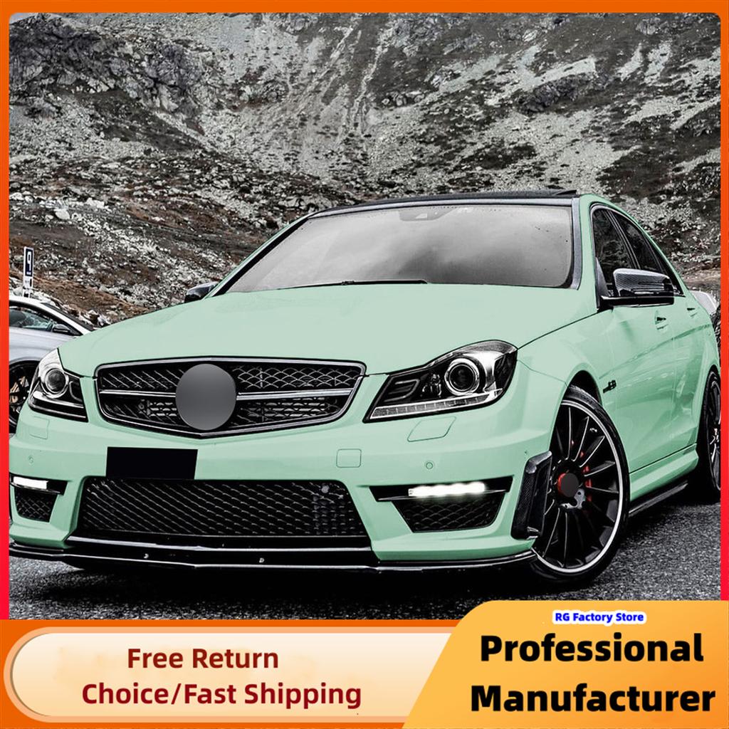 Для Mercedes Benz C Class W204 S204 C63 AMG 2011-2014 передний бампер сплиттер автомобильный диффузор спойлер лезвие кузовной комплект защита