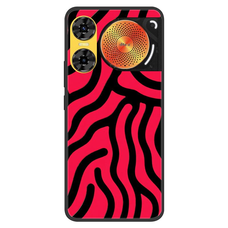 For ZTE Nubia Music 2 Case 2025 New 5G Fashion Flower Soft Silicone Shockproof Bumper For nubia Music2 5G Strip Phone Back Cover