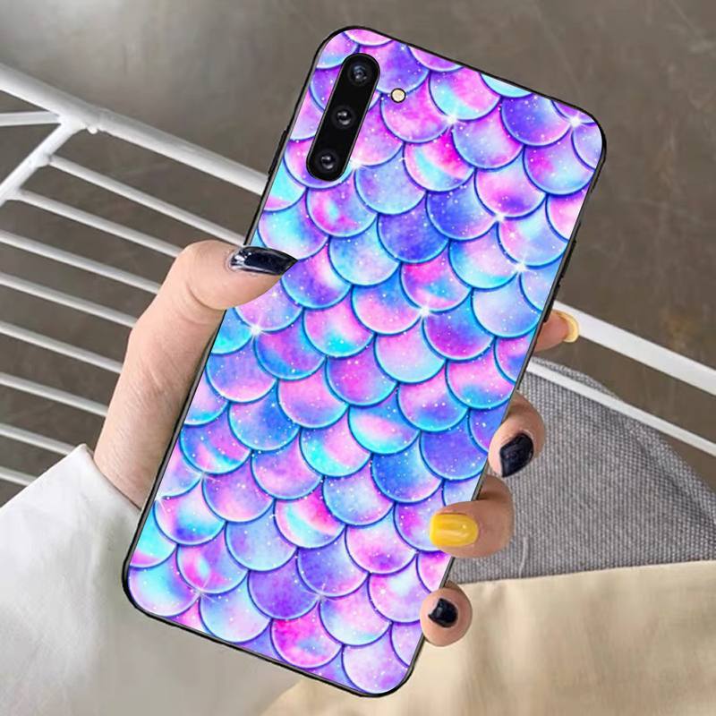 YNDFCNB Mermaid Fish Scale Phone Case for Redmi Note 8 7 9 4 6 Pro Max T X 5A 3 10 Lite Pro