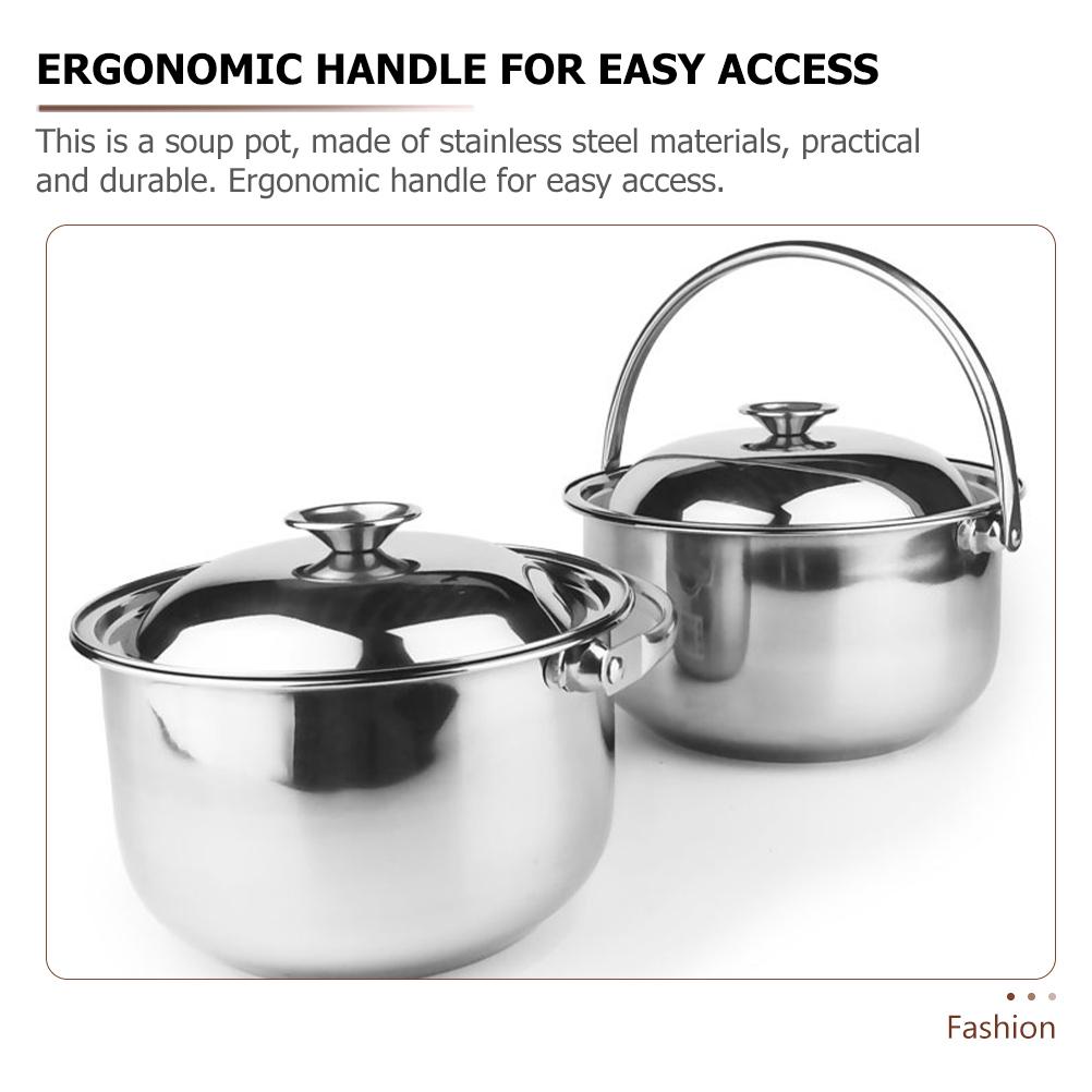 Кастрюля из нержавеющей стали, индукционная варочная панель, ручка, суповой котел, паста