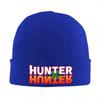 New Hunter X Hunter Logo Merchandise Hats Autumn Winter Beanies Warm Cap Unisex Women Acrylic Bonnet