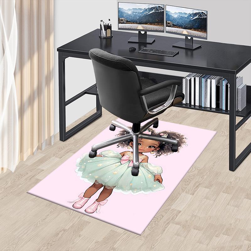 1PC flower dress Anti-slip carpet, suitable for Office, bedroomand playrooms. It can also be used as a sofa footrest cover-W87