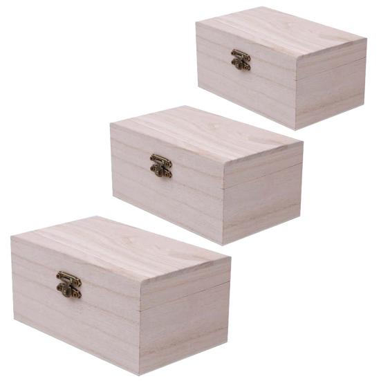 Портативный многофункциональный чехол с крышкой, деревянный контейнер для хранения ювелирных изделий для дома