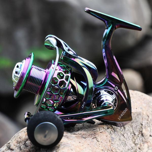 SOUGAYILANG Bait Casting Reel 13+1BB 5.2:1 Gear Ratio High Speed Fishing Reels Outdoor Fishing Wheels