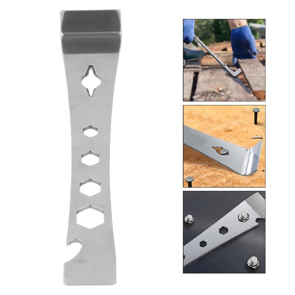 Nail Puller Multifunctional Pry Bar Stainless Steel Pry Bar Scraper Disassembly