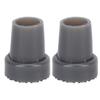 2pcs Crutch Feet Pads Wear Resistant Protective Round Foot Design 360 Degree Rotatable Thickened