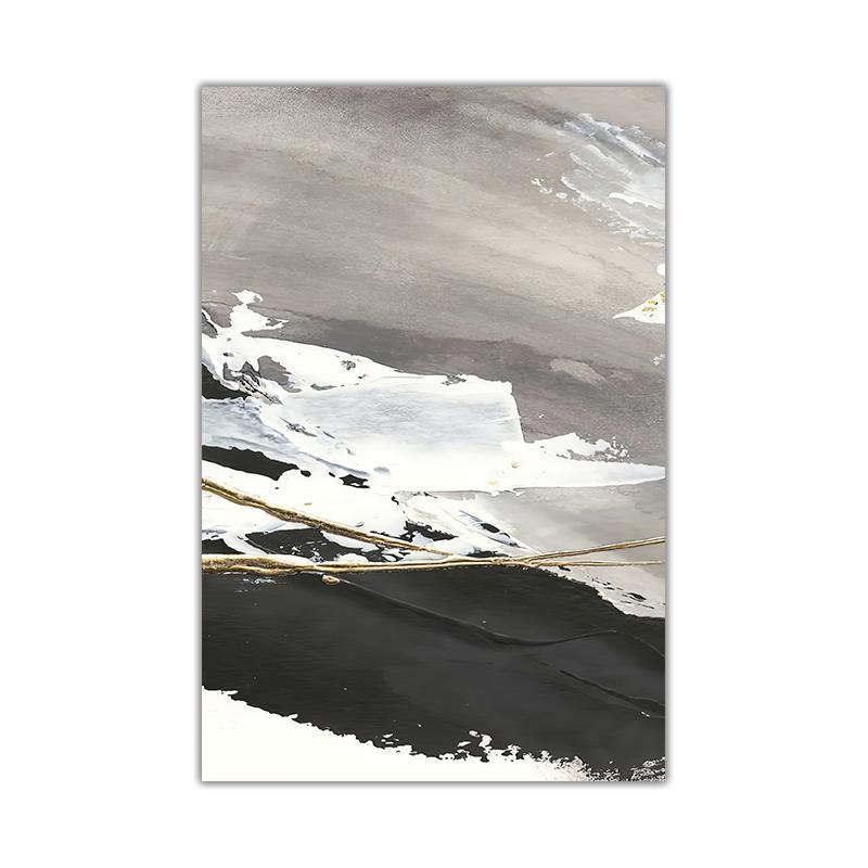 Китайские чернила, черно-белая кисть, абстрактные линии, холст, картина, плакат и принт, настенные художественные картинки для декора гостиной