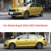 Для Skoda Rapid 2016-2021 Автомобильные Аксессуары Дефлекторы Окон Защита от Дождя и Солнца Ветровики Тонкий Молдинг