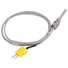 Термопара типа K, зонд, датчик температуры, детектор, измеритель, 18 дюймов, резьба NPT, 80 мм, 1 метр, желтый