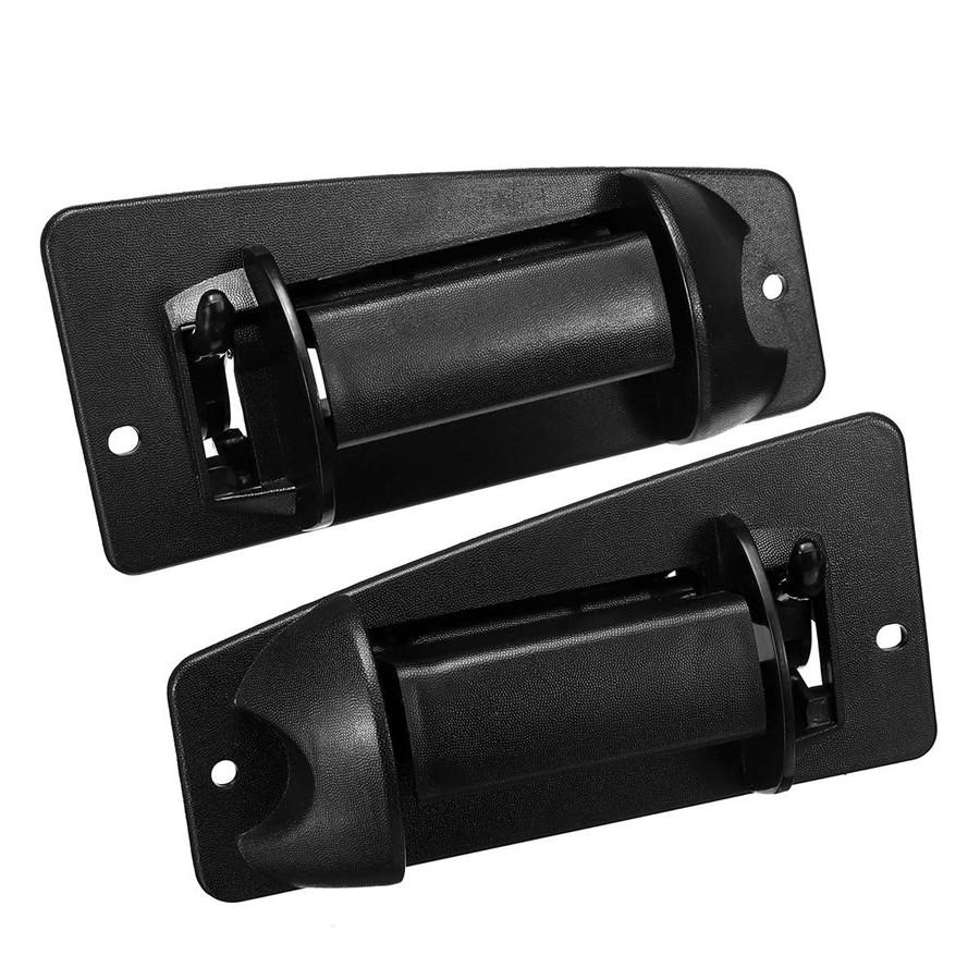 Pair Rear Outside Door Handle for 99-07 Chevy Silverado GMC Sierra Extended Cab