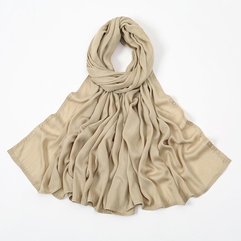 Новые вискозные хлопковые хиджабы Шарф-накидка Женский мусульманский хиджаб Шарф Более широкая повязка на голову Многоцветный модальный платок на голову Большого размера Тюрбан