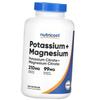 Калий и Магний, Potassium + Magnesium, 240капс (36647082)